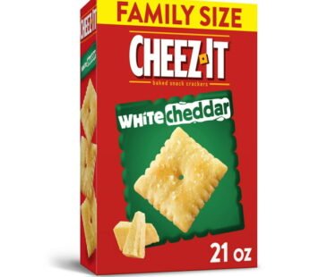 Cheez-It White Cheddar Cheese Crackers, 21 oz