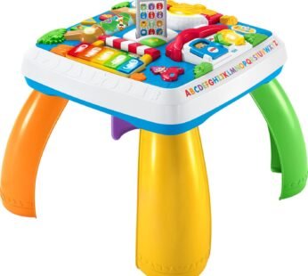 Fisher-Price Laugh & Learn Around the Town Learning Table Baby & Toddler Toy with Music & Lights