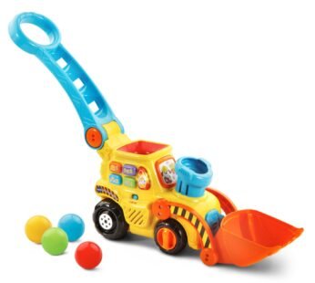 VTech, Pop-a-Balls, Push and Pop Bulldozer, Toddler Learning Toy