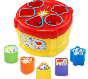 VTech, Sort and Discover Drum, Interactive Learning Toy, Baby Drum