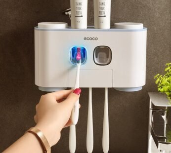 Bathroom Accessories Set Automatic Wall Mount Toothpaste Squeezer