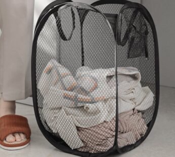 Folding Laundry Basket Organizer for Dirty Clothes Bathroom Clothes