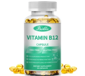 BUNKKA Vitamin B12 Capsule for Brain Health & Nerve