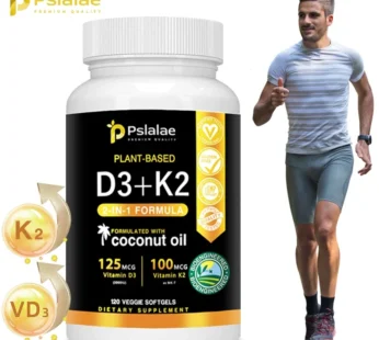 Vitamin D3+K2 Supplement 5000IU Vitamin D3 and K2